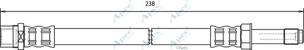 APEC BRAKING Pidurivoolik HOS3602